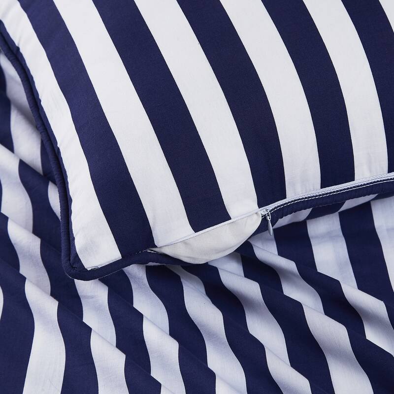 Brooklyn Loom Levi Stripe 20x20 Decorative Pillow with Removable Cover