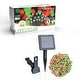 preview thumbnail 4 of 66, Solar Powered 125 LED String Light 1 Pack - Red & Green