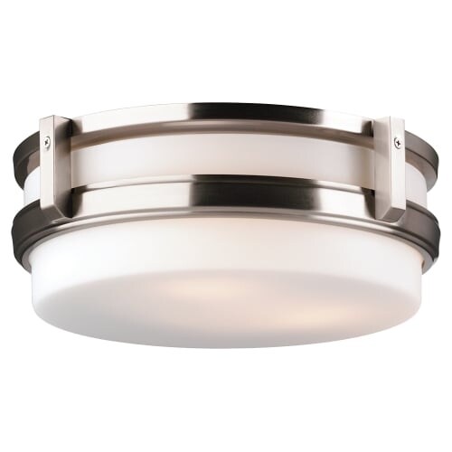 Forecast Lighting F611136 3 Light 14 Wide Flush Mount Ceiling Fixture From The 27th Street Collection Forecast Lighting F611136 3 Light 14 Wide Flush Mount Ceiling Fixture From The 27th Street Collection