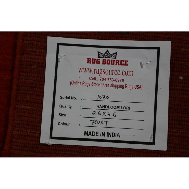 Tribal Contemporary Gabbeh Indian Rug Handmade Bedroom Wool Carpet - 4'6" x 6'6"