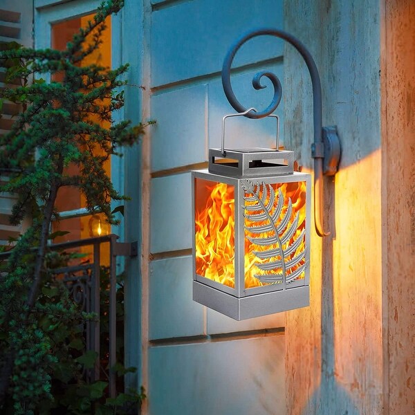 Flickering outdoor solar lights top