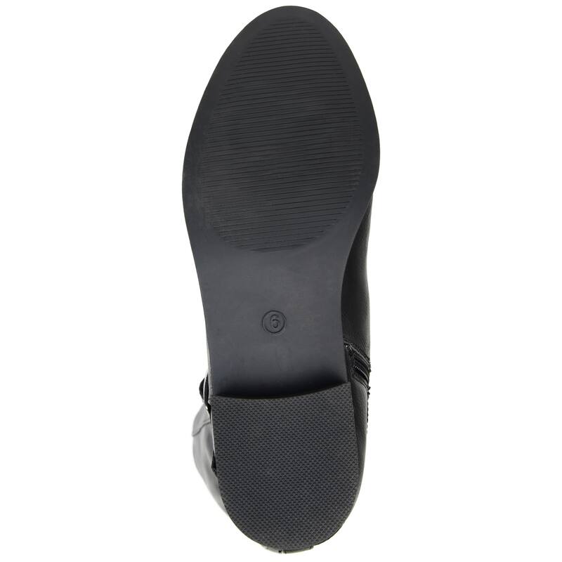 Journee Collection Women's Ivie Stacked Heel Riding Boots