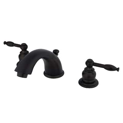 Kingston Brass Magellan Widespread Bathroom Faucet with Pop-Up Drain