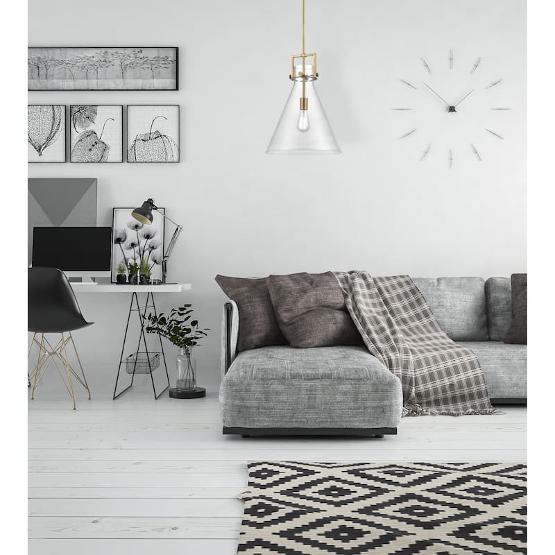 Innovations Lighting Newton Cone - 1 Light 14" Stem Hung Pendant