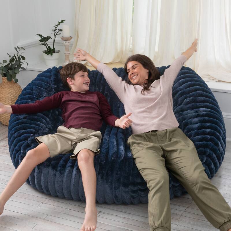 Jaxx 6 Foot Bean Bag, Loveseat, Sofa & Lounger - Mondo Fur