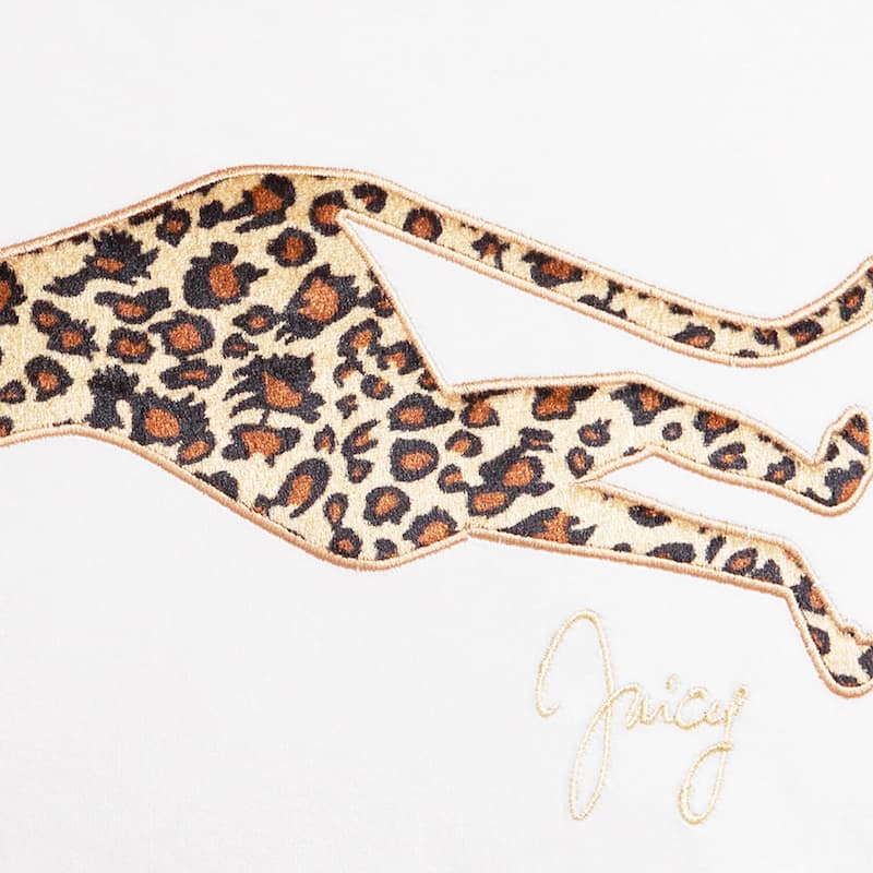 Juicy Couture Velvet Cheetah Pillow 14" x 24"