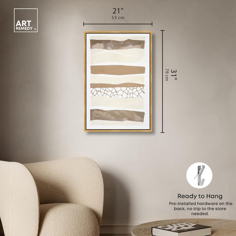 Relief Rifts II Canvas by Art Remedy