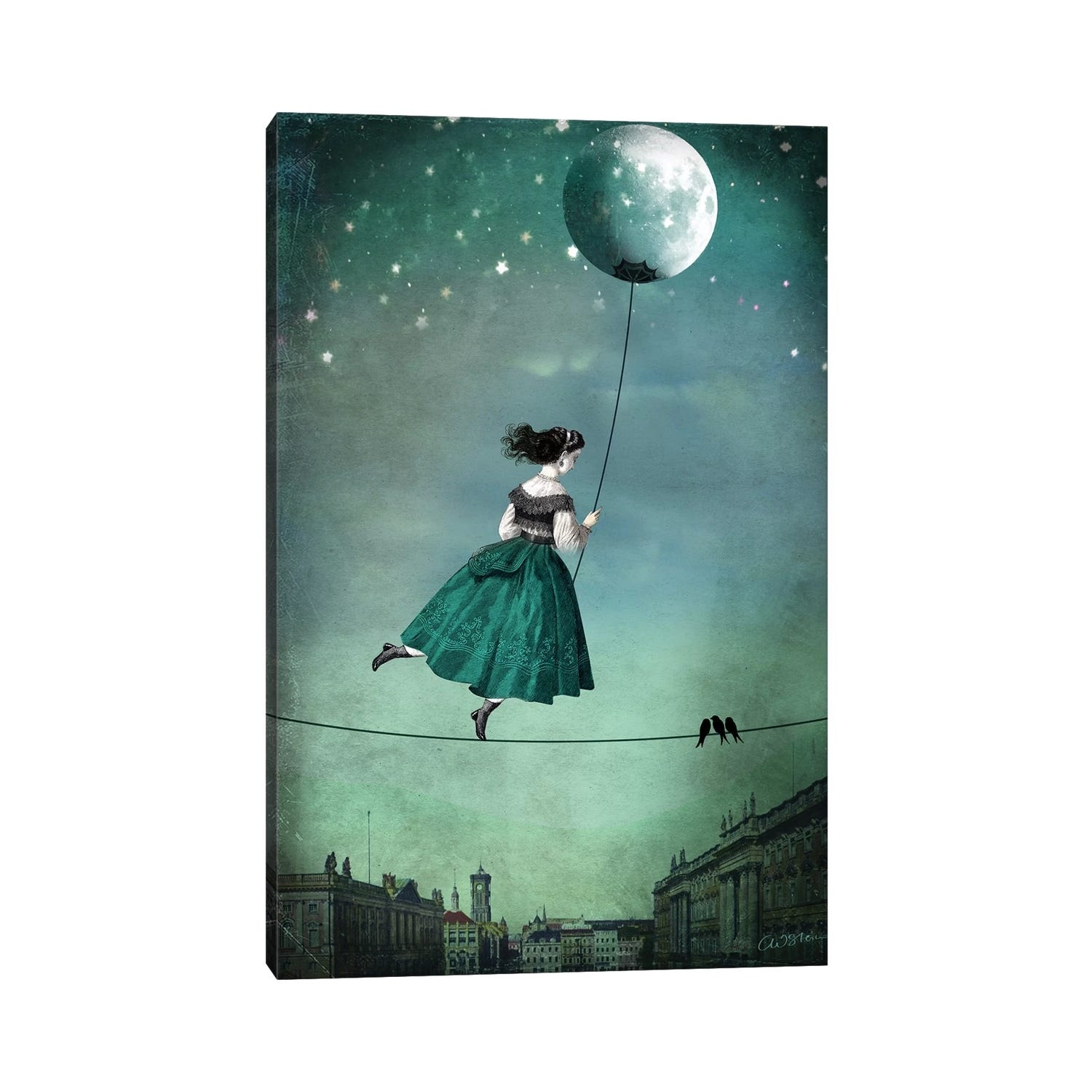 iCanvas "Moonwalk" by Catrin Welz-Stein Canvas Print