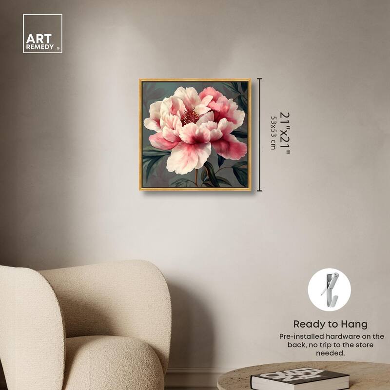 Opal Bloom I Canvas by Art Remedy