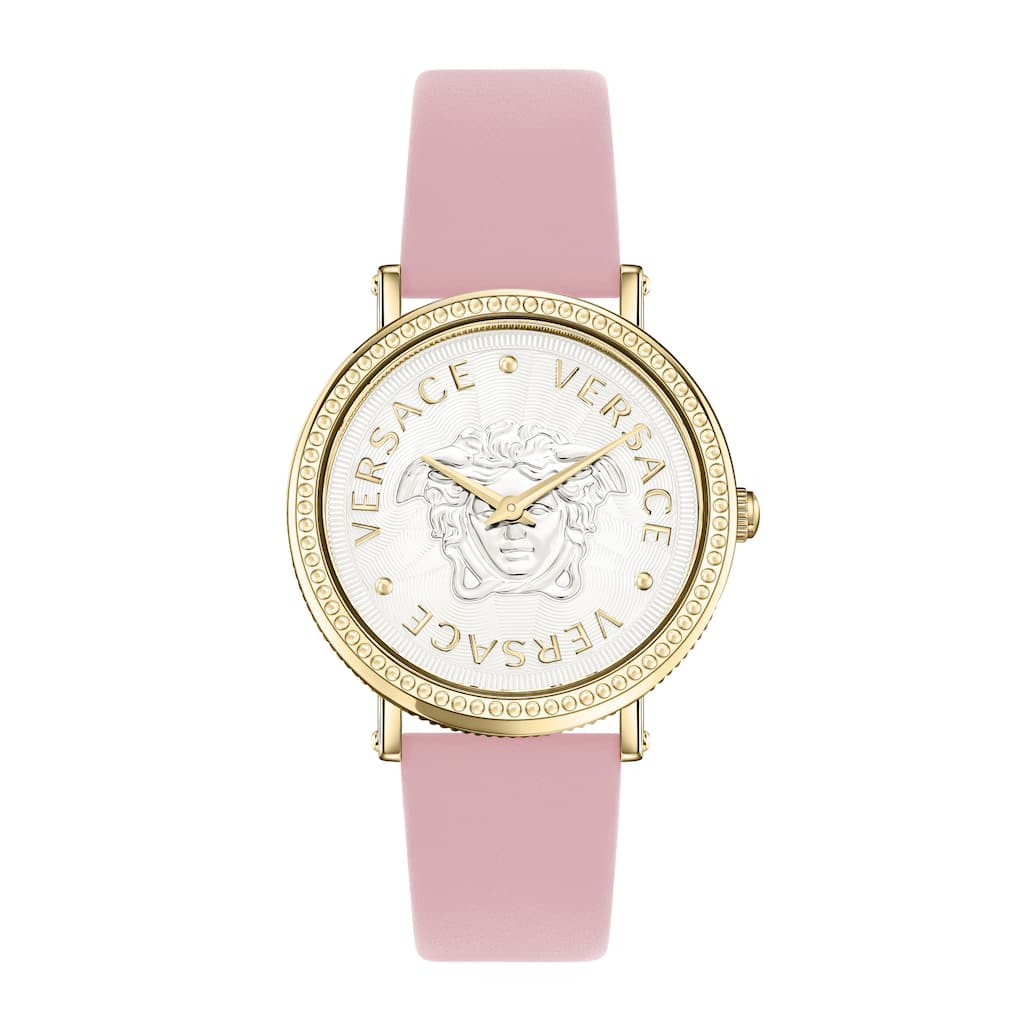 Versace Women's V-Dollar 37mm Quartz Watch VEQX00522 - Silver - One Size