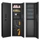 preview thumbnail 2 of 14, 53" Password Touch Panel In-Wall Safe, Hidden Wall Gun Safe for Rifles with Adjustable Shelves