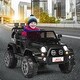 preview thumbnail 3 of 7, Premium 2-Seater 12V Ride-on Car Truck with Remote Control and Ample Storage Space-Black - 48.5" x 31.5" x 31.5"