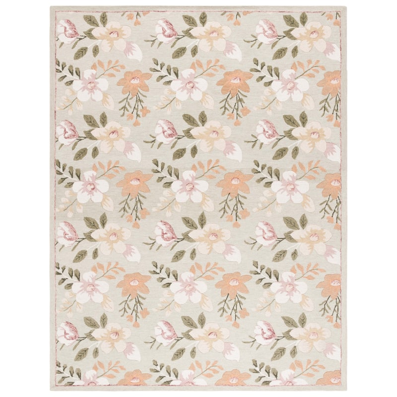 SAFAVIEH Handmade Blossom Geskea Modern & Contemporary Wool Rug