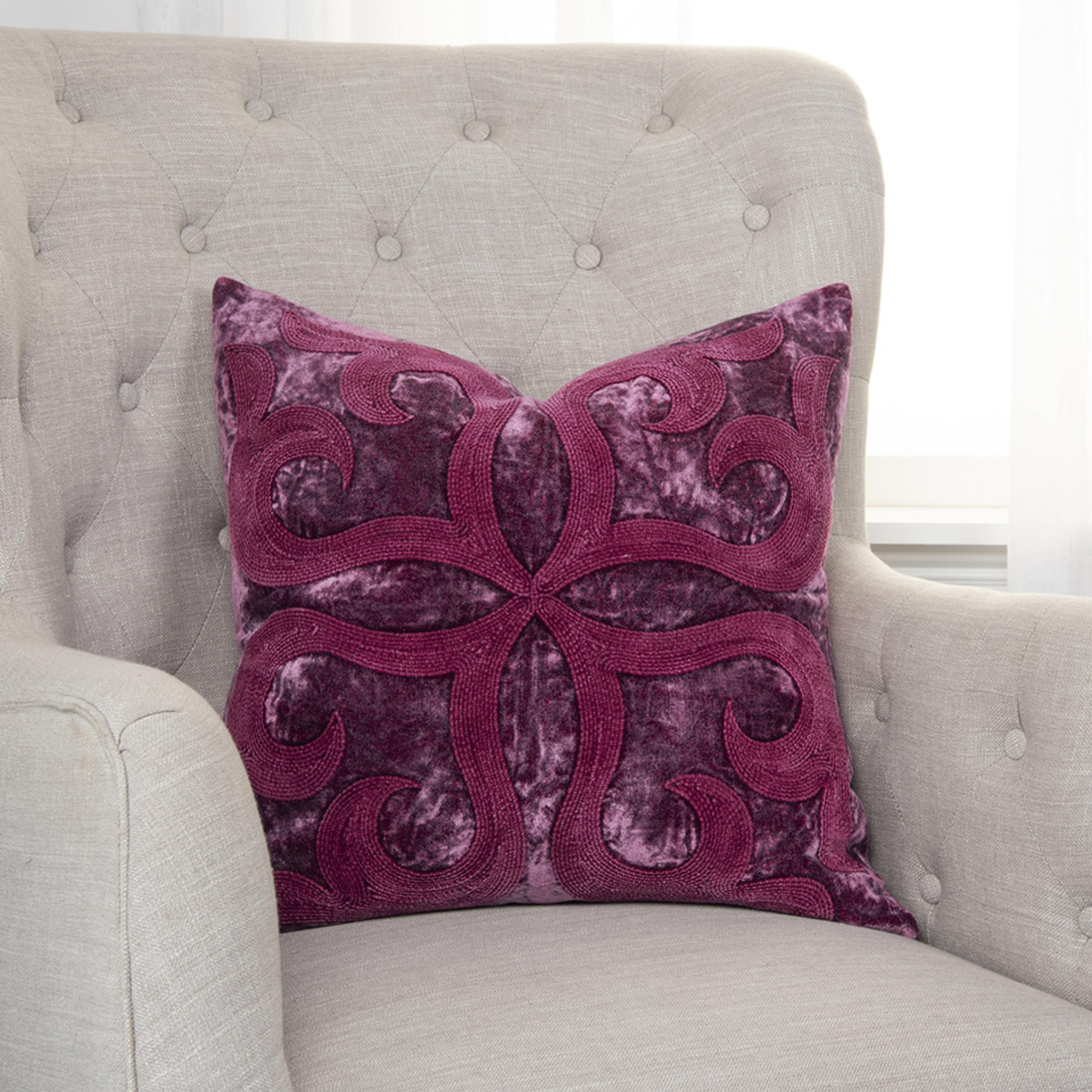 Plum colored throw pillows clearance