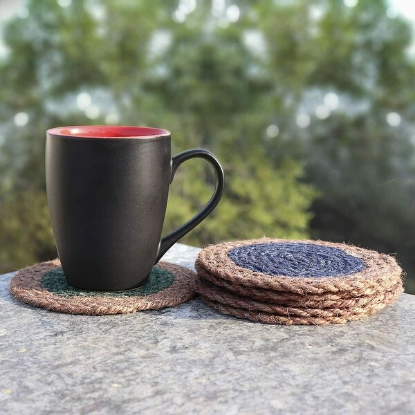 Cup with built in coaster store