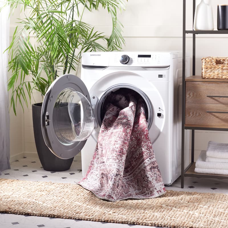 SAFAVIEH Serapi Machine Washable Nealie Shabby Chic Distressed Rug