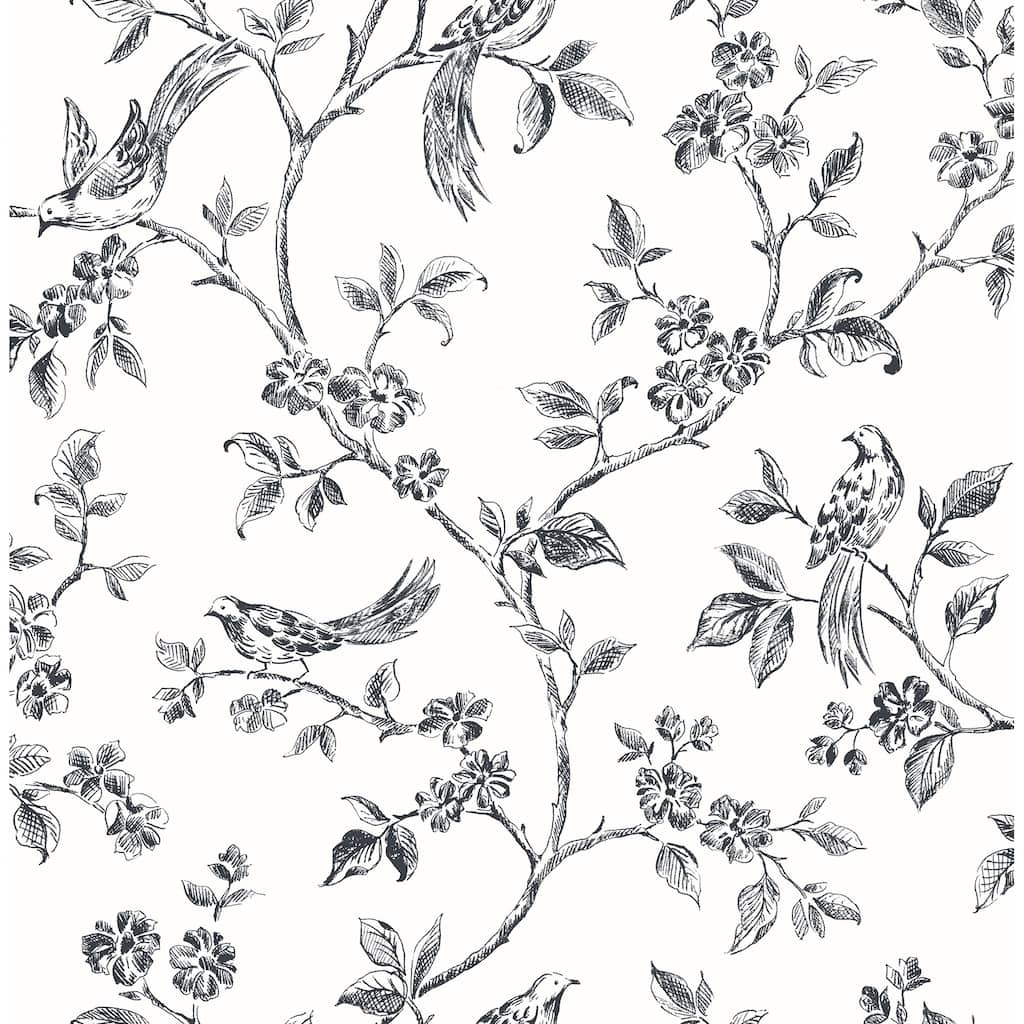 Trails Tatiana Bird Trail Wallpaper 20.5 in x 33 ft = About 56.4 square feet