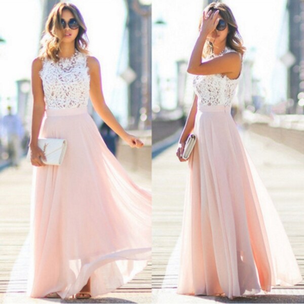 polyester chiffon dress