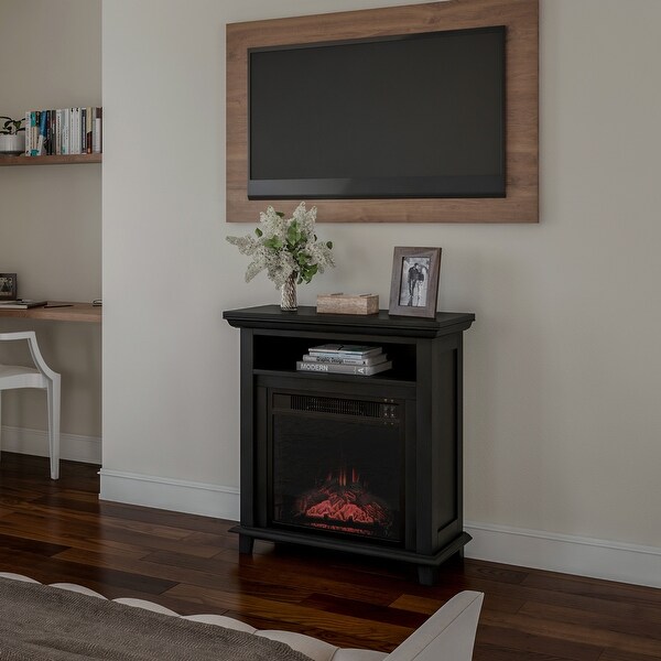 Copper grove fireplace shop tv stand