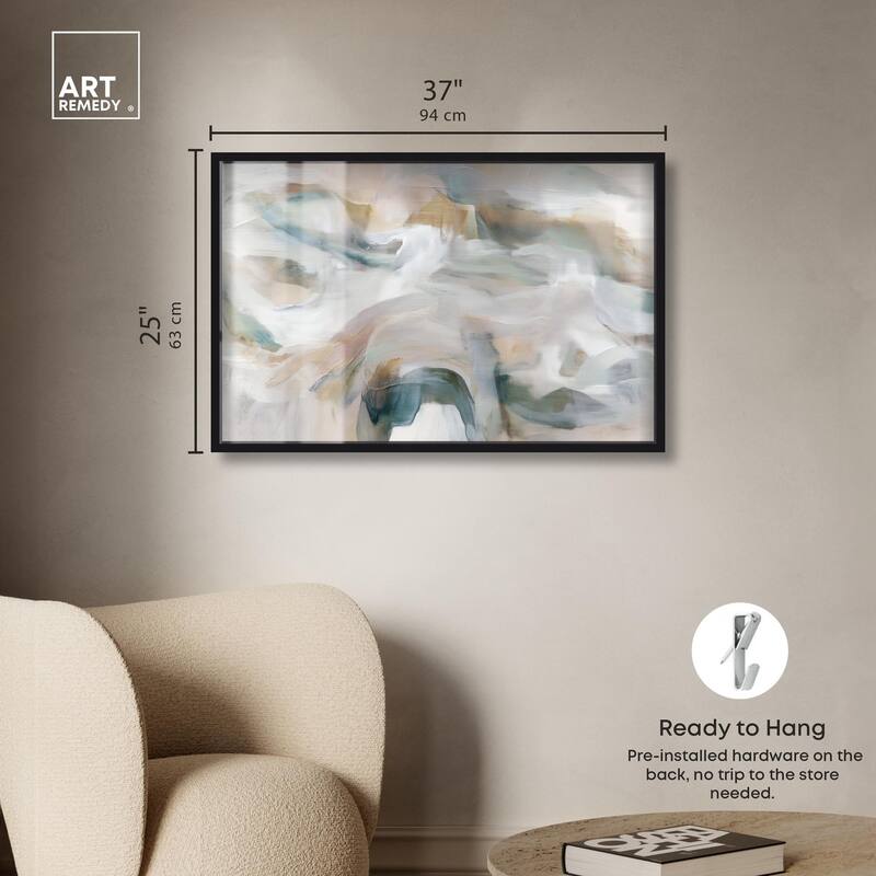 Whispering Colors IV Shadowbox by Art Remedy