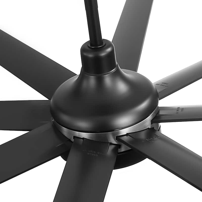 72 Inch Large LED Ceiling Fan with Light Remote(8-Blade)
