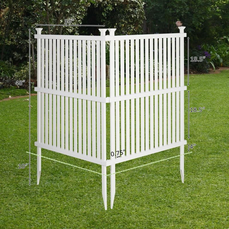 2PCS Privacy Fence Panels Screen Outside