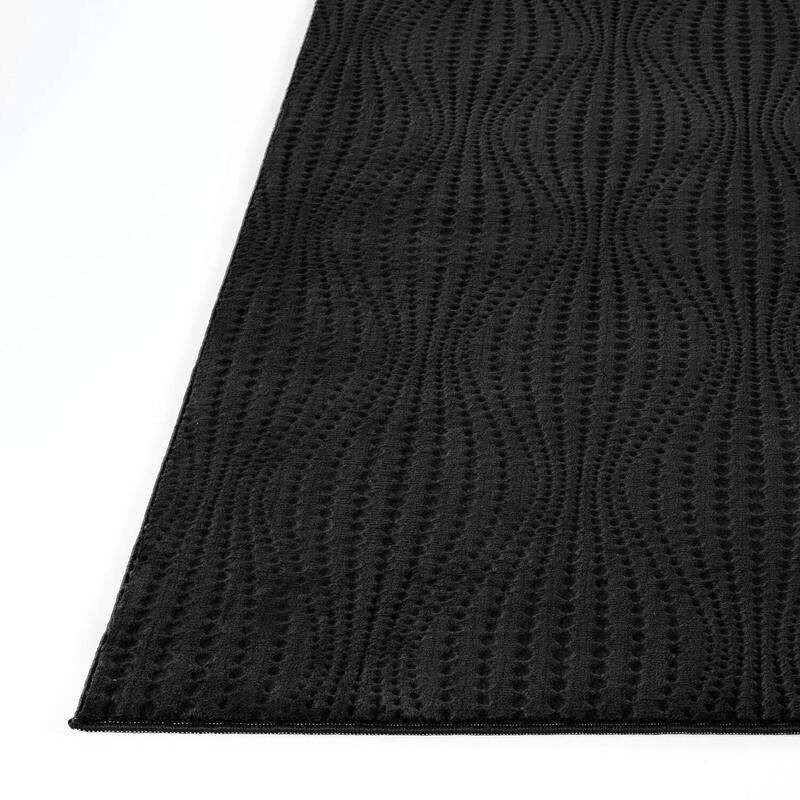 Beverly Rug Serenity Solid Modern Non Slip Soft Indoor Area Rug