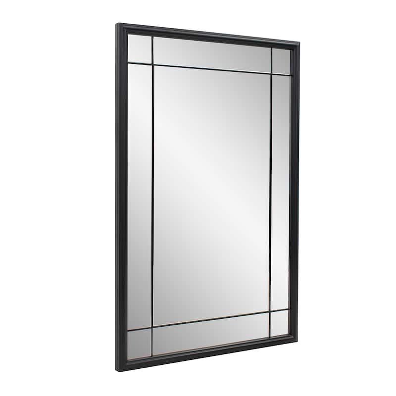Allan Andrews Antique Brass Metal French Multi-Panel Framed Vantiy and Wall Mirror - 36"H x 24"W