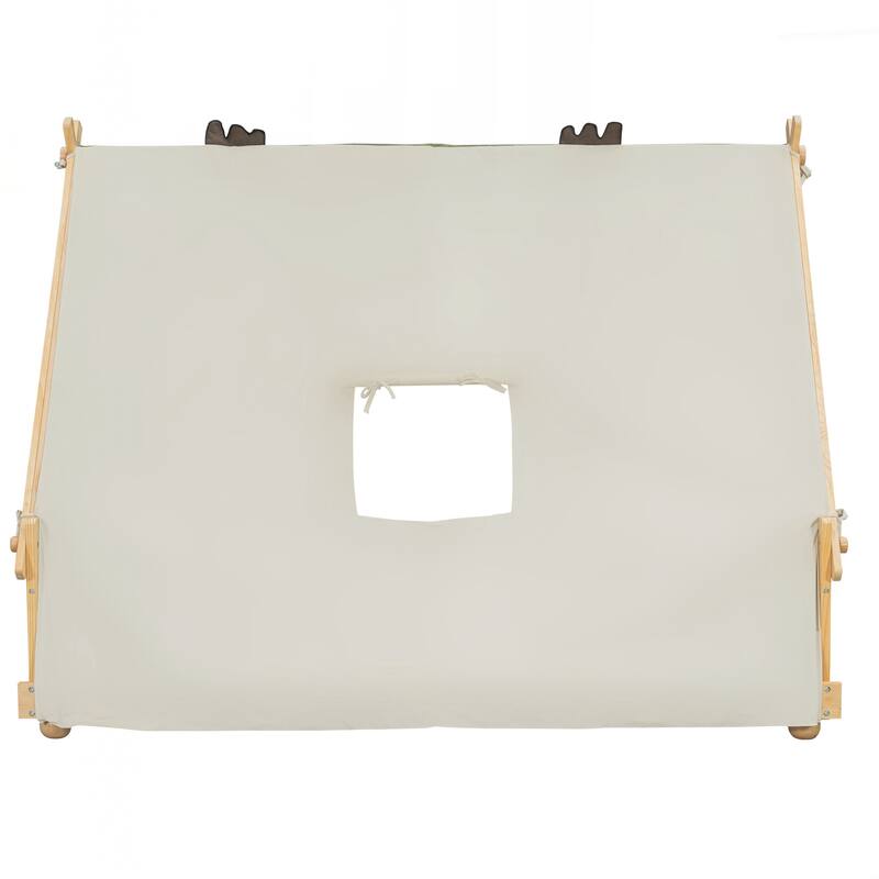 Full Size House Bed with Tent and Light