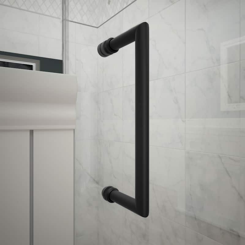 DreamLine Unidoor Plus 41 1/2 in. W x 30 3/8 in. D x 72 in. H Frameless Hinged Shower Enclosure - 30.38" x 41.5"