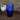 Blue Ceramic Vase Outdoor Water Fountain 22" Water Feature w/ LED