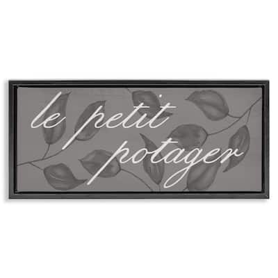 Stupell Little Vegetable Garden Framed Floater Canvas Wall Art Design By Lil' Rue
