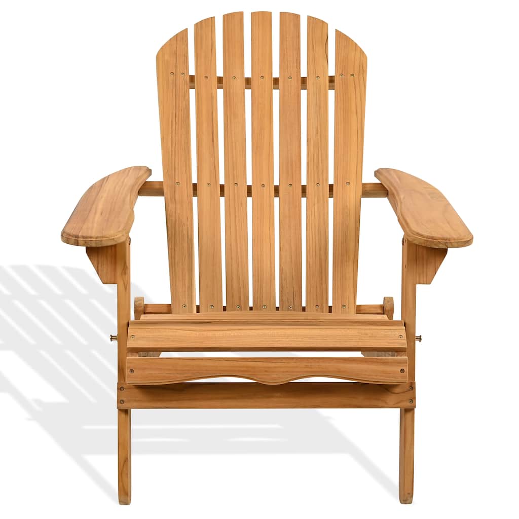 SAFAVIEH Couture Alani Teak Adirondack Chair - 30"W x 32"D x 35"H