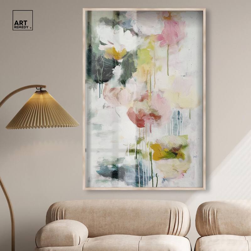 Dripping Colors III Shadowbox by Art Remedy