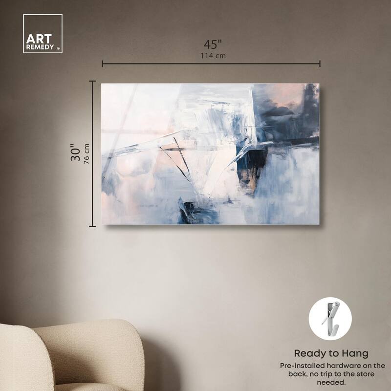Blue Rapture I Acrylic by Art Remedy, Ready to Hang