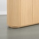 preview thumbnail 18 of 16, 70-inch Wide Modern Sideboard Cabinet with Semi-Cylindrical Columns
