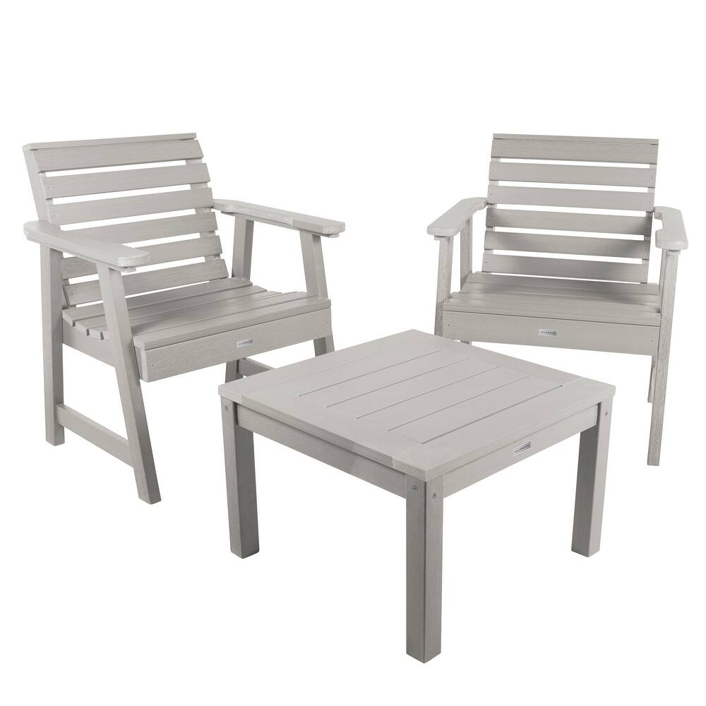 HIGHWOOD Weatherly Garden Chairs Conversation Set