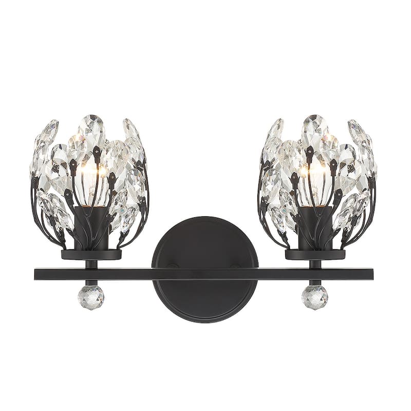 Savoy House 8-6601-2 Moreno 2 Light 16" Wide Vanity Light - Matte Black