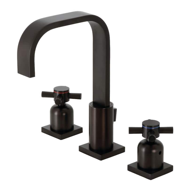 Kingston Brass Concord 1.2 GPM Widespread Bathroom Faucet with Pop-Up - Oil Rubbed Bronze