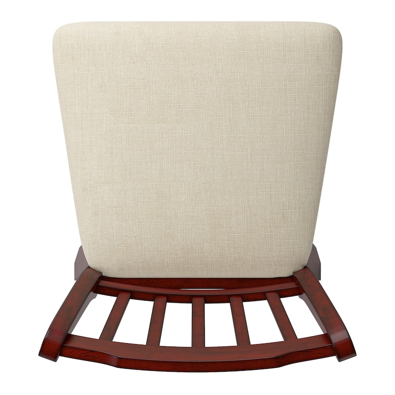 Eleanor Slat Back Wood Swivel Stool by iNSPIRE Q Classic
