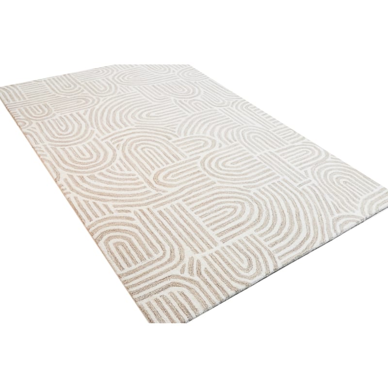 Bashian Trenton Beige Contemporary Area Rug