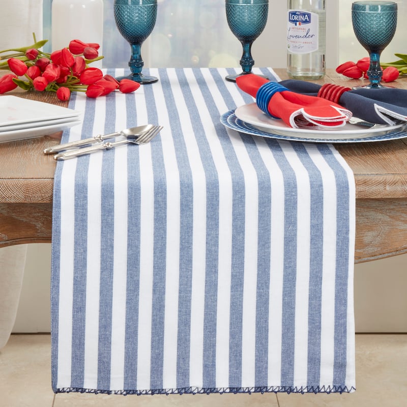 Soothing Stripes Table Runner