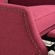preview thumbnail 32 of 57, Wescott Contemporary Fabric Wingback Pushback Recliner by Christopher Knight Home