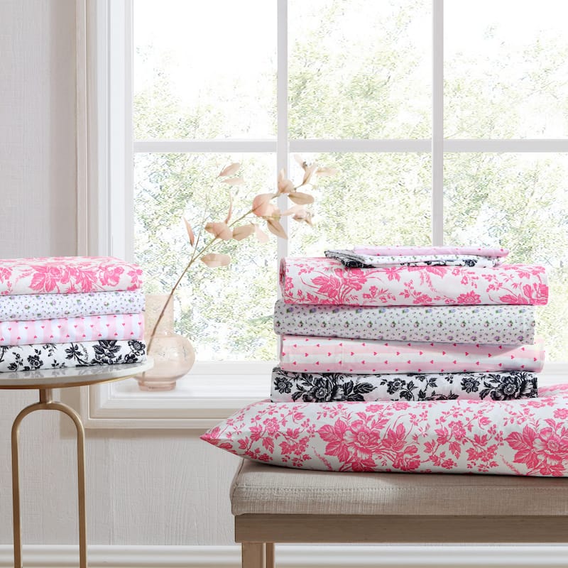 Betsey Johnson Printed Novelty Sheet Sets