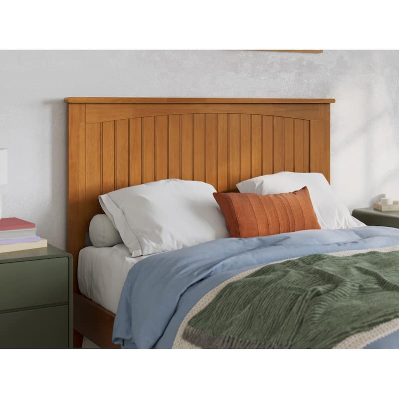 Naples Solid Wood Low Profile Platform Bed with Matching Footboard