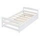preview thumbnail 20 of 22, Exquisite and Simple Design Wood Platform Bed with Two Drawers, Space-saving, Safety Guaranteed