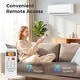 preview thumbnail 2 of 6, HOMCOM 18000 BTU Mini Split Air Conditioner and Heat Pump, 19 SEER2 230V Ductless Inverter AC Unit Cools up to 1250 Sq.Ft