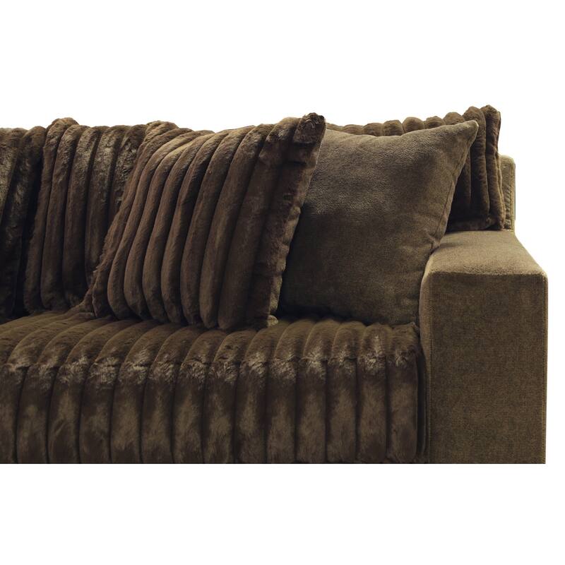 Woodhaven Furniture Studio Cord Sleeper Sofa
