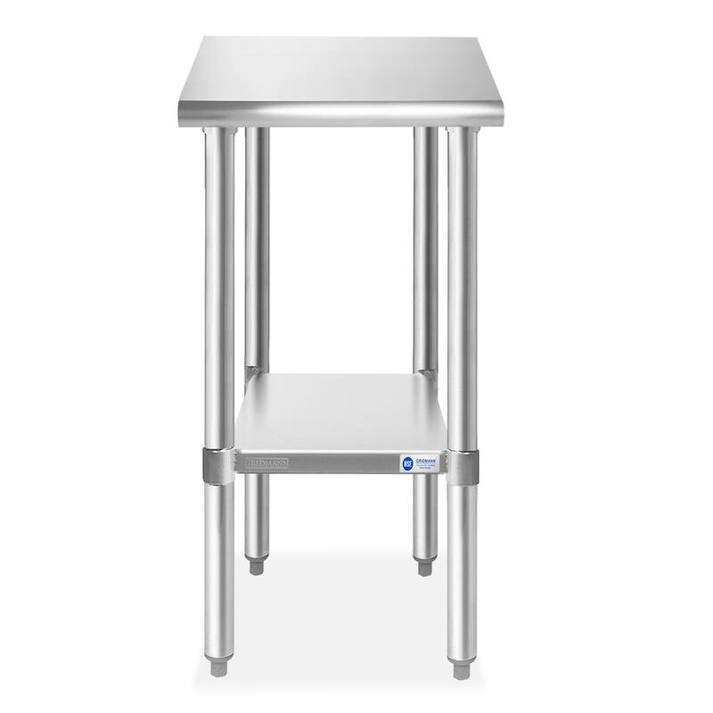 12 x 24in NSF Stainless Steel Commercial Prep Table