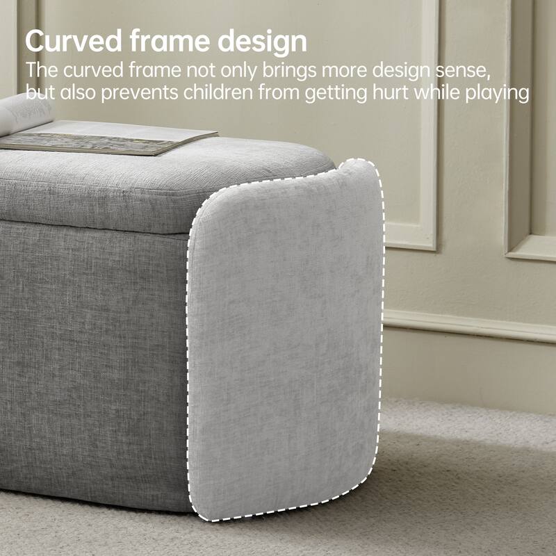 Bedroom Bench Storage Bench with Arms Ottoman entryway bench with storage End of Bed Bench, Entryway Bench